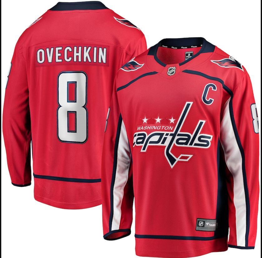 Men Washington Capitals Alexander Ovechkin Fanatics Red Captain Patch  NHL Jersey->washington capitals->NHL Jersey
